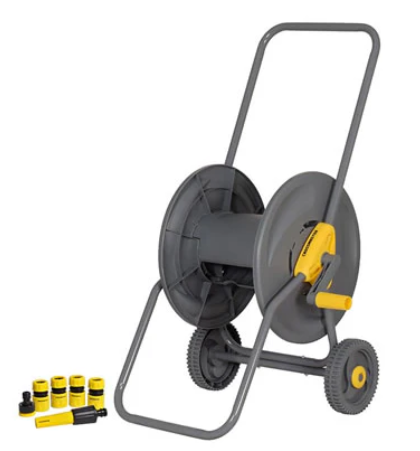 Carro Enrolla Manguera 2 ruedas + Accesorios CROSSMASTER
